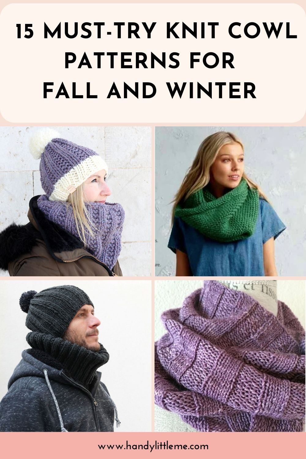 10 must try knit cowl patterns