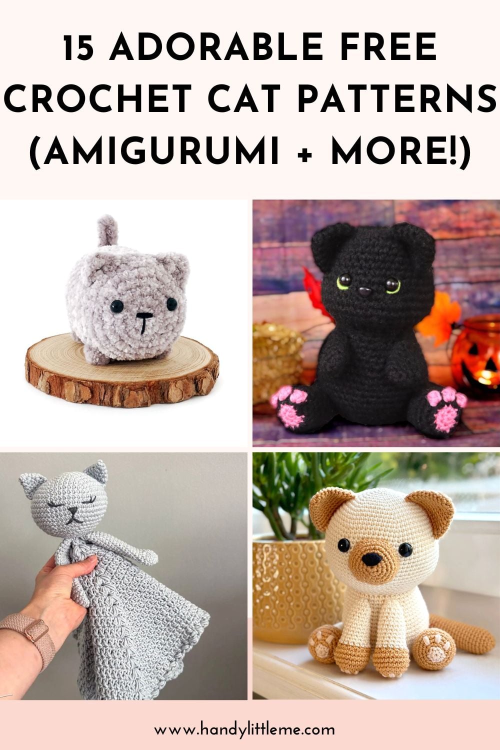 15 Adorable Free Crochet Cat Patterns