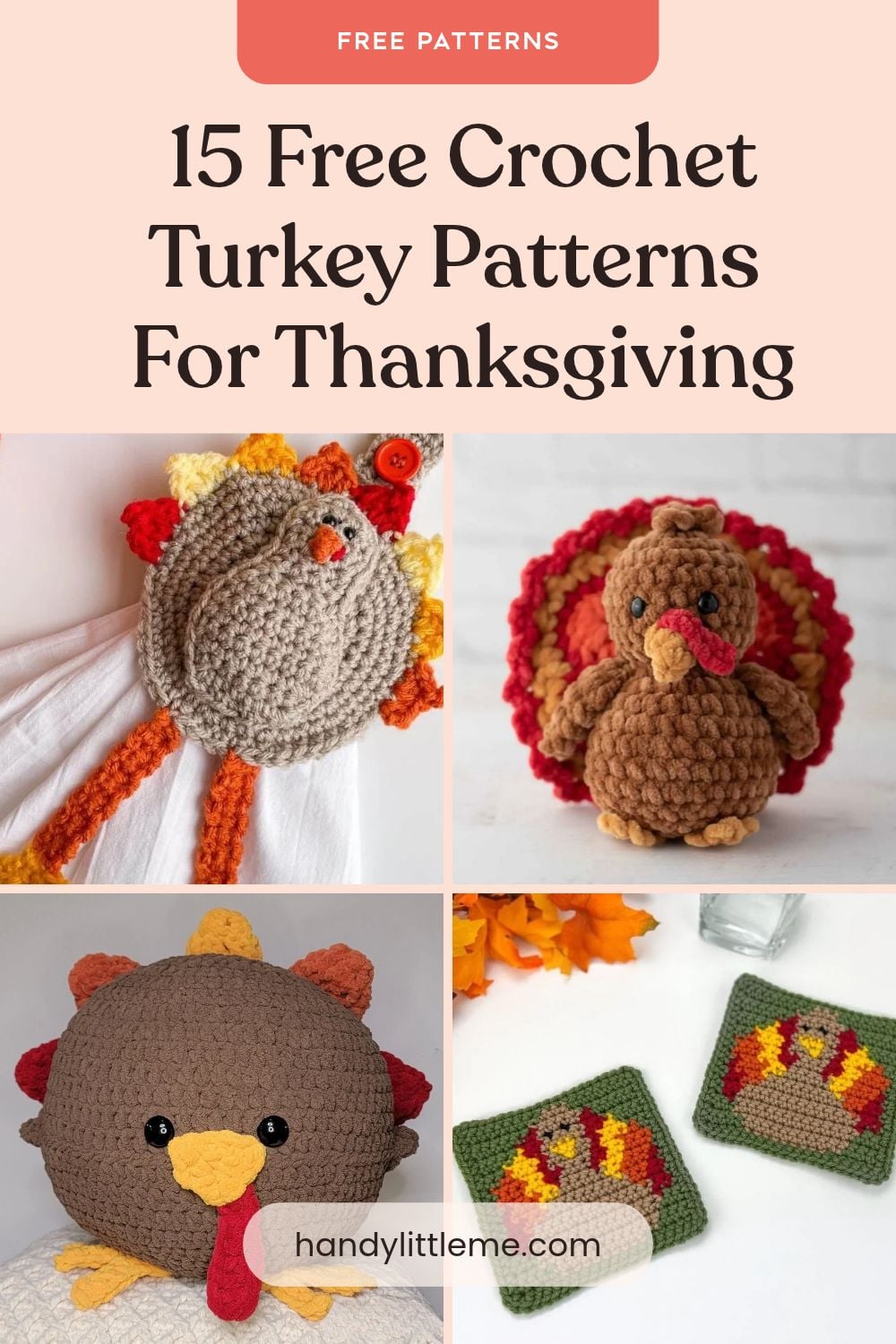 15 Free Crochet Turkey Patterns For Thanksgiving