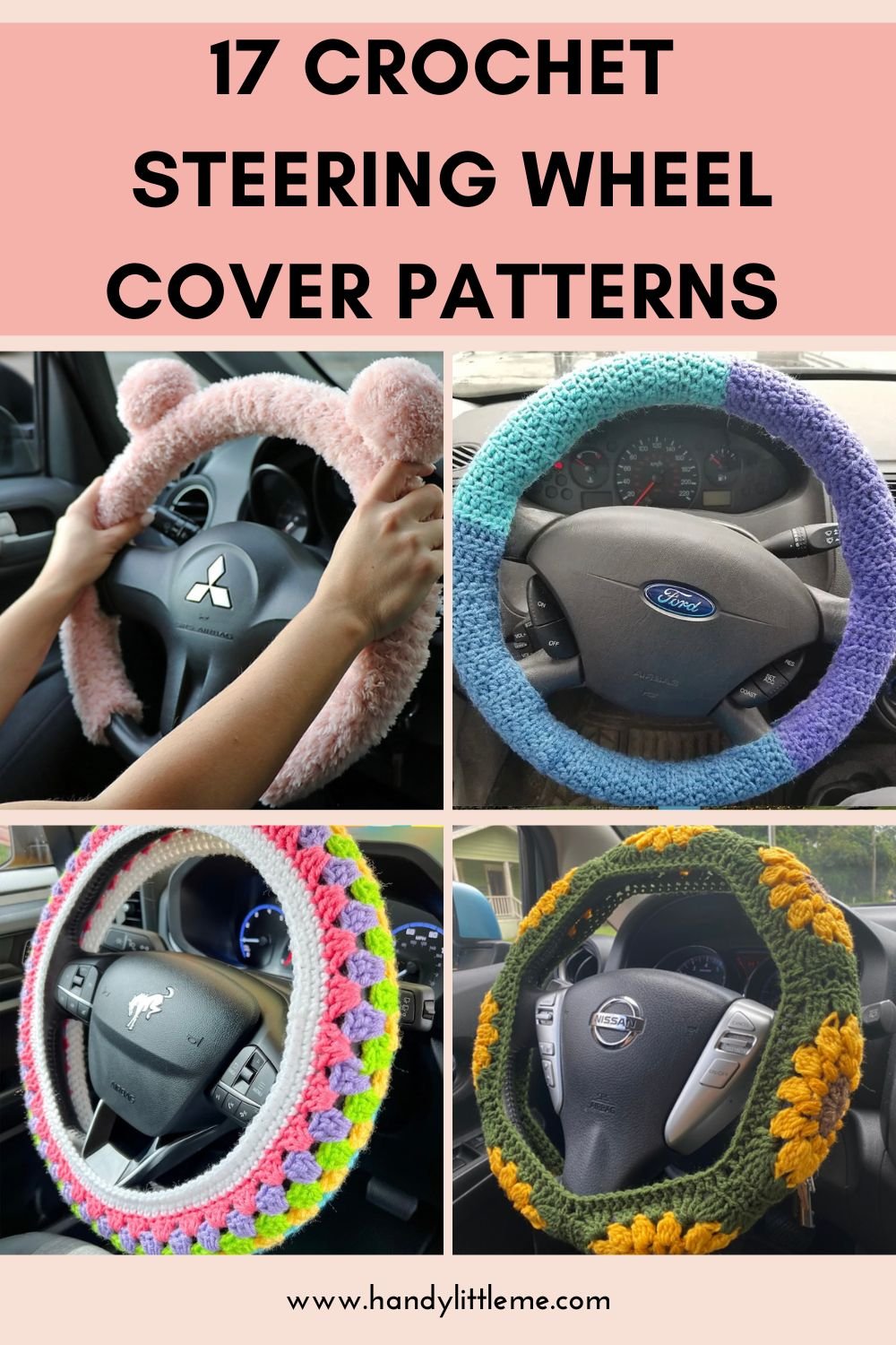 17 Crochet Steering Wheel Cover Patterns