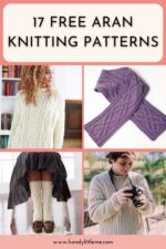 17 Free Aran Knitting Patterns - Handy Little Me