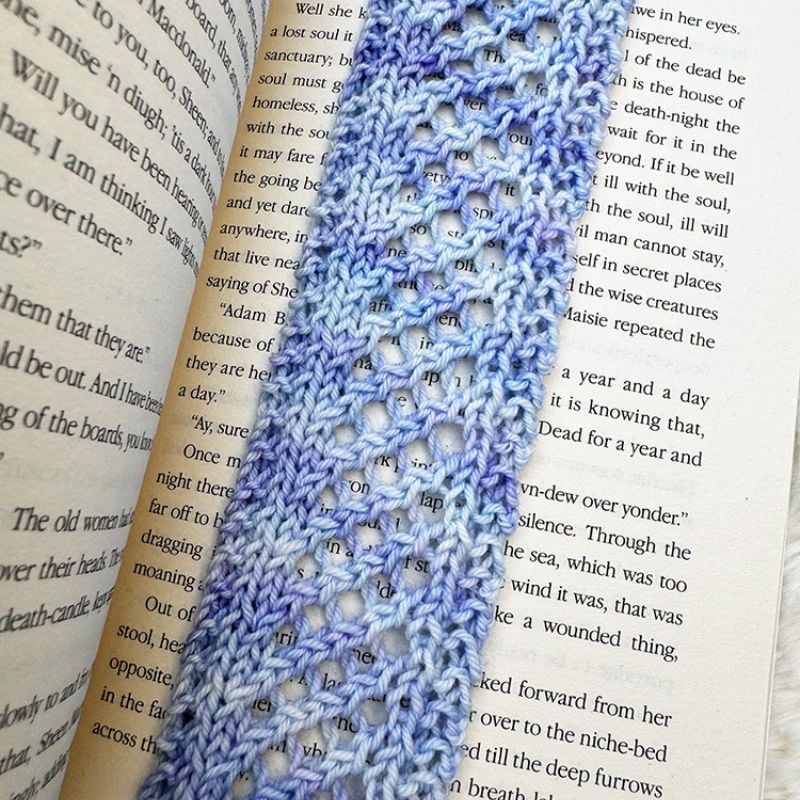 1989 Bookmark Knitting Pattern (Free Printable)