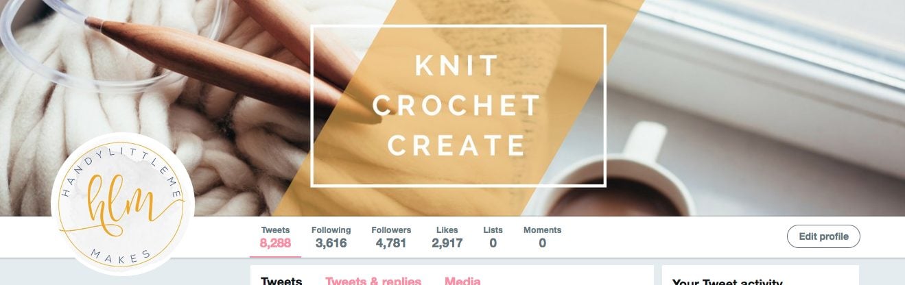 twitter profile