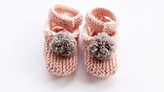 Baby Slippers Knitting Pattern