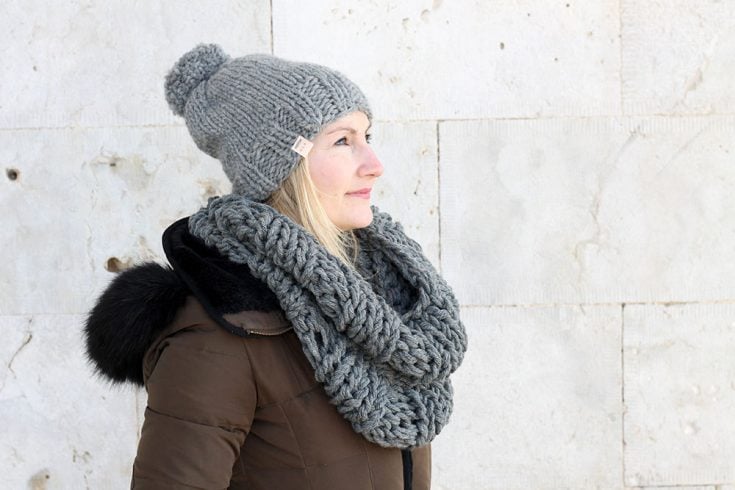 The Hera Infinity Scarf And Hat Knitting Pattern