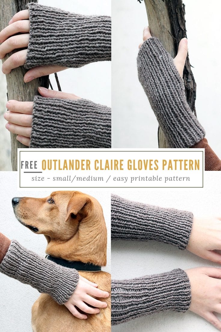 Outlander Claire Gloves