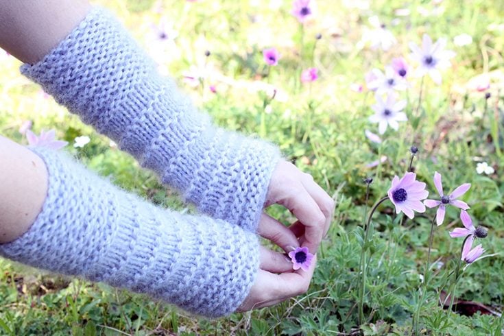 How To Knit Easy Arm Warmers