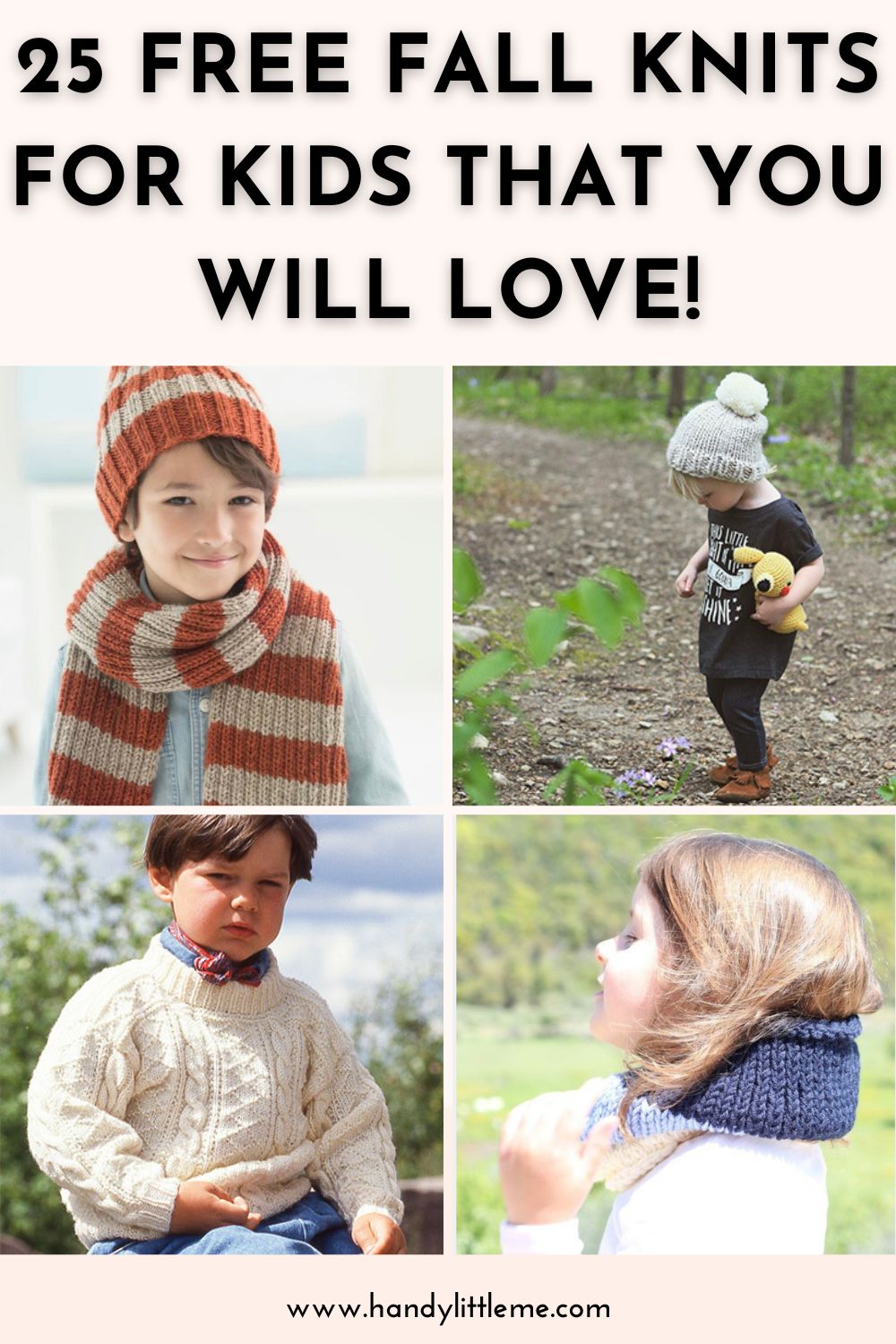 25 Free Fall Knits For Kids That You Will Love