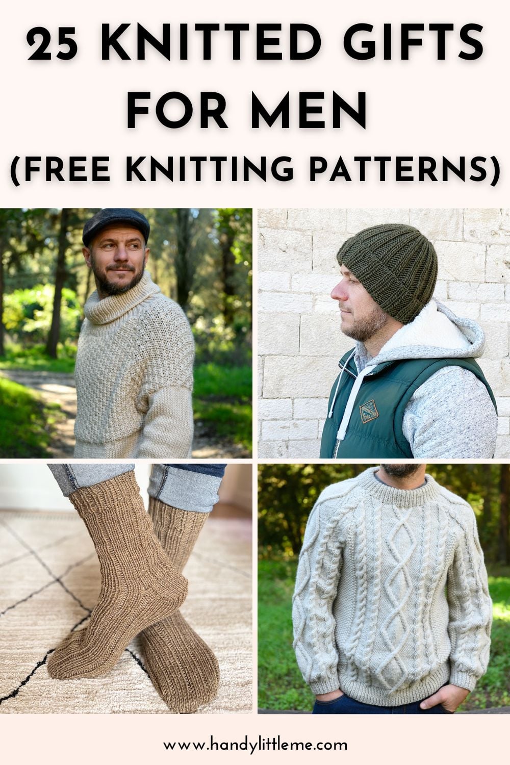 25 Knitted Gifts For Men (Free Knitting Patterns) Handy Little Me