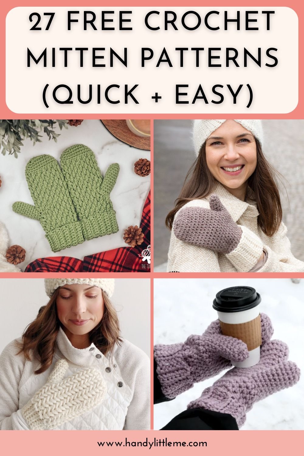 27 Free Crochet Mitten Patterns