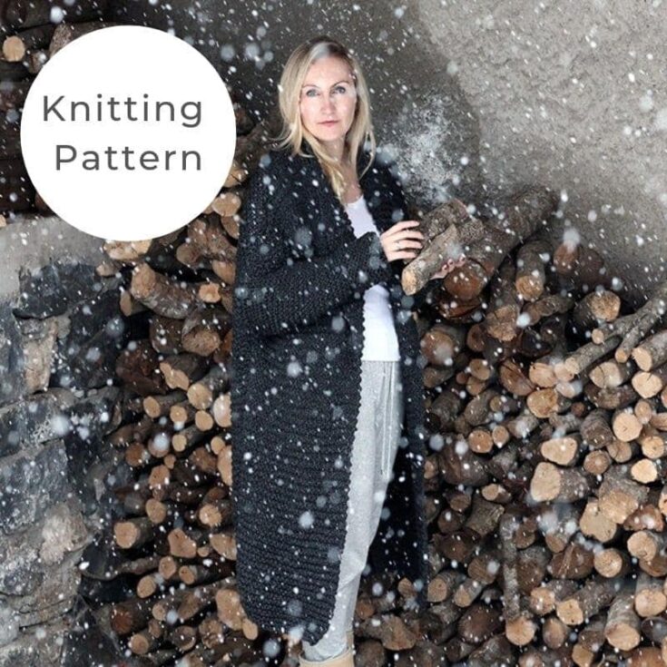 Chunky cardigan pattern