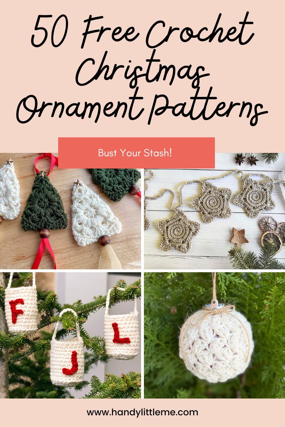 50 Free Crochet Christmas Ornament Patterns Easy
