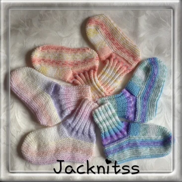 Adult Bed Socks by Jacqueline Gibb