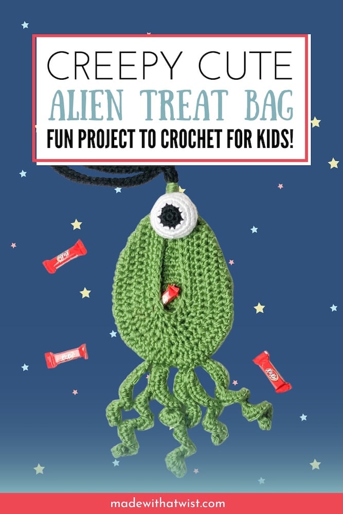 Alien Trick-or-Treat Bag by Made With A Twist