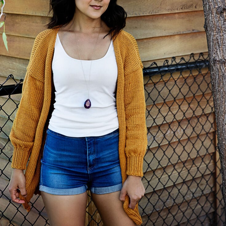Image for The Aspen Cardigan by Lee Lee Knits