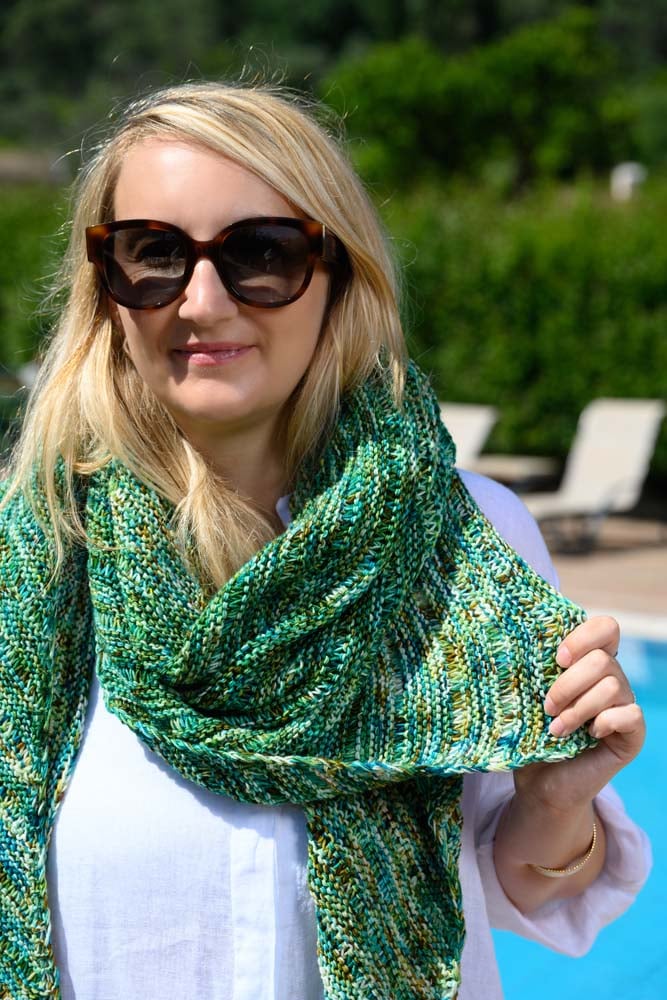 Asymmetrical shawl