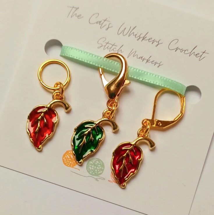 Autumn Leaf Stitch Marker