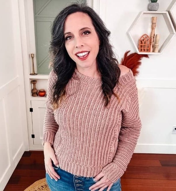 Autumn Wheat Crochet Sweater Free Pattern by Brianna K Designs