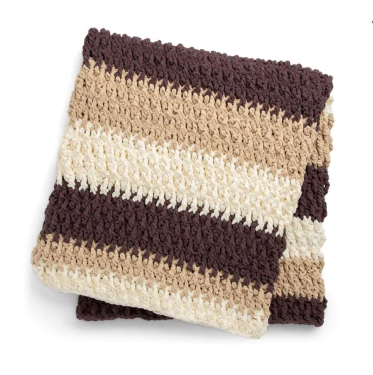 BERNAT LUSH LIFE CROCHET BLANKET, BERNAT BLANKET by Yarnspirations