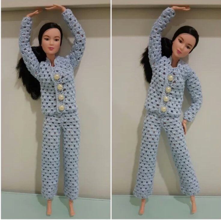 Image for Barbie Pajama Set by Felt Magnet