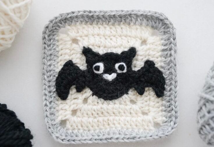 Bat Granny Square by Granny Square Me
