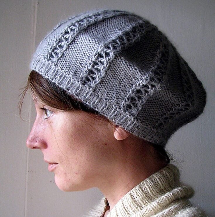 Beret For Not-So-Windy Winter Days by Mary G