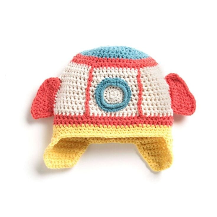 Bernat Crochet Baby Rochetship Hat by Yarnspirations