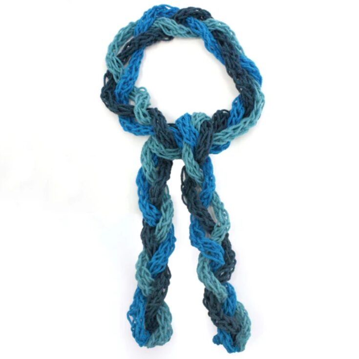 Bernat Finger Knittin' Good Scarf by Yarnspirations