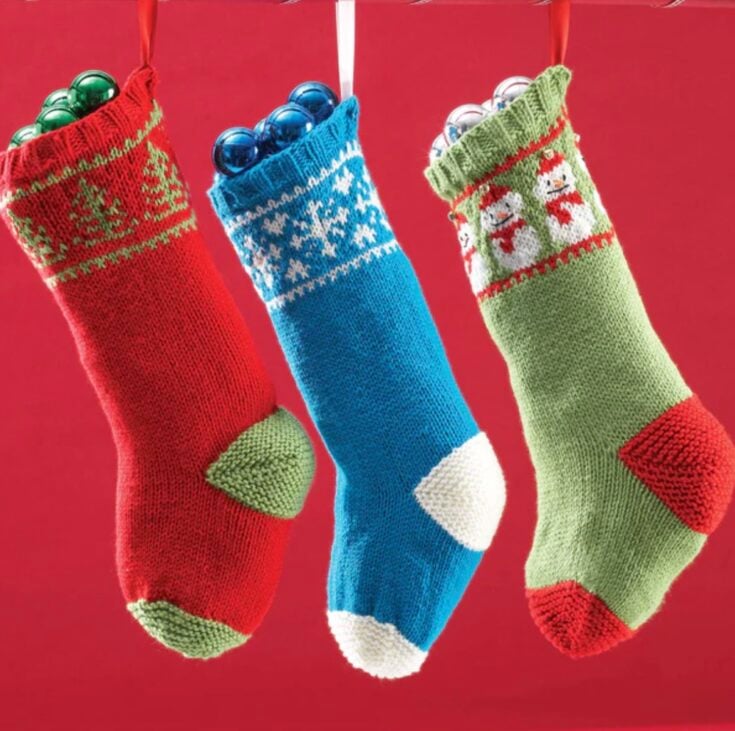 Image for Bernat Jolly Stockings, Snowflake by Yarnspirations