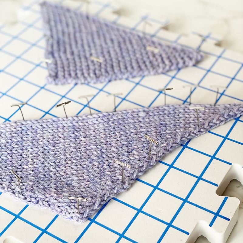 Blocking knits