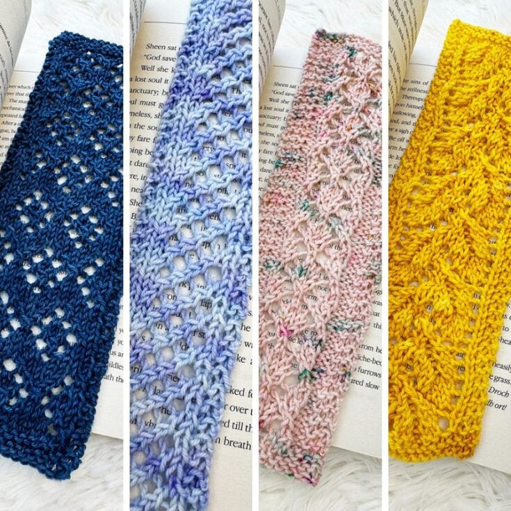 Image for 17+ Free Bookmark Knitting Patterns For Book-Lovers
