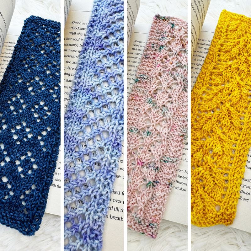 17+ Free Bookmark Knitting Patterns For Book-Lovers
