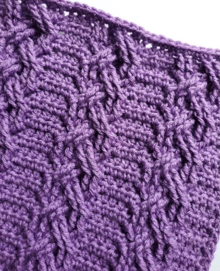 Braided Cable Crochet Stitch by The Unraveled Mitten