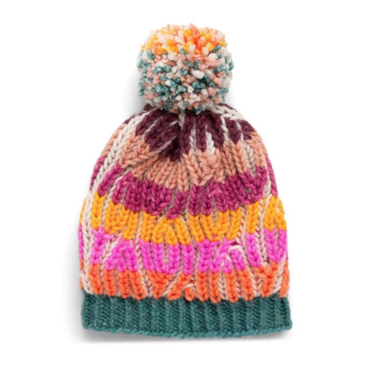 Brioche Cables Knit Hat by Yarnspirations