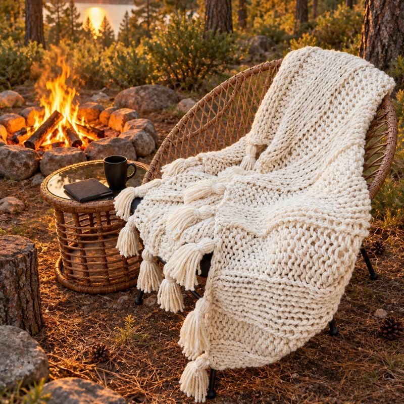 Campfire blanket knitting patterns