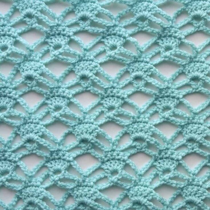 Candlelight Lace Free Crochet Stitch Tutorial by Crochet Kim