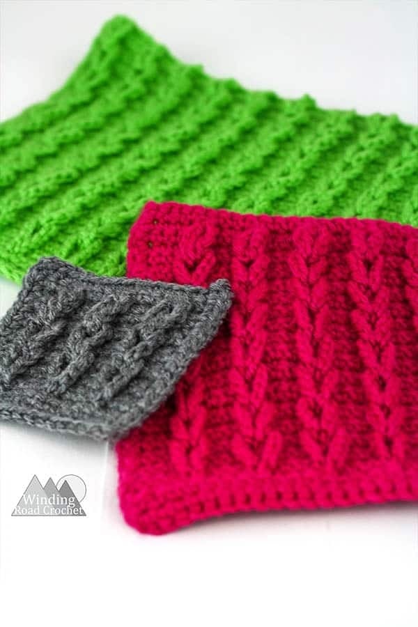 Chain Cables Stitch Crochet Tutorial by Winding Road Crochet
