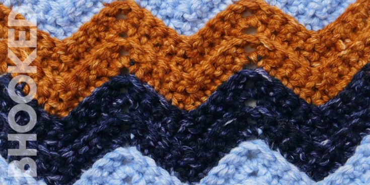 Image for Crochet Chevron Stitch by B Hooked Crochet
