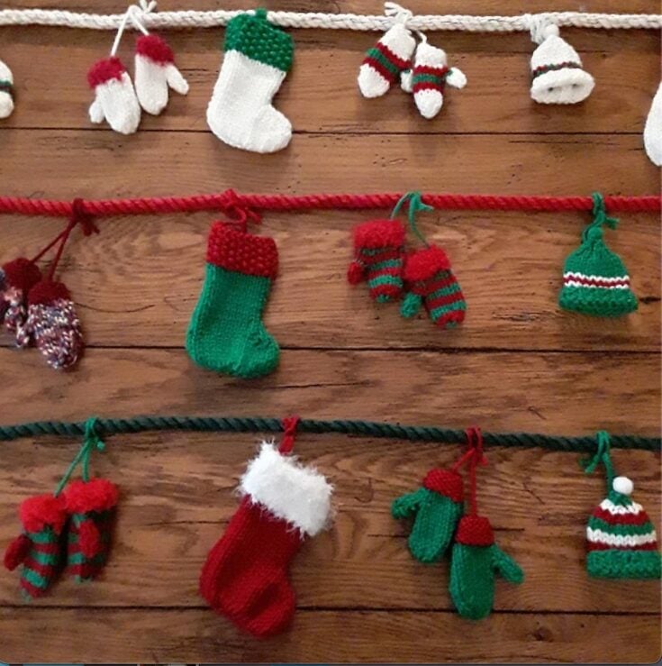 Christmas Garland by Debra Alling