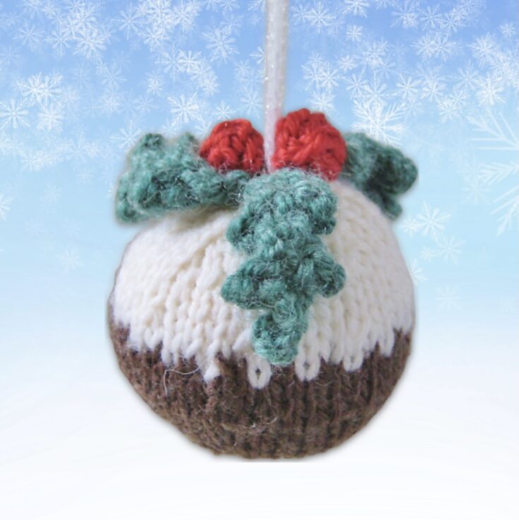 Christmas Pudding Bauble by Amanda Berry