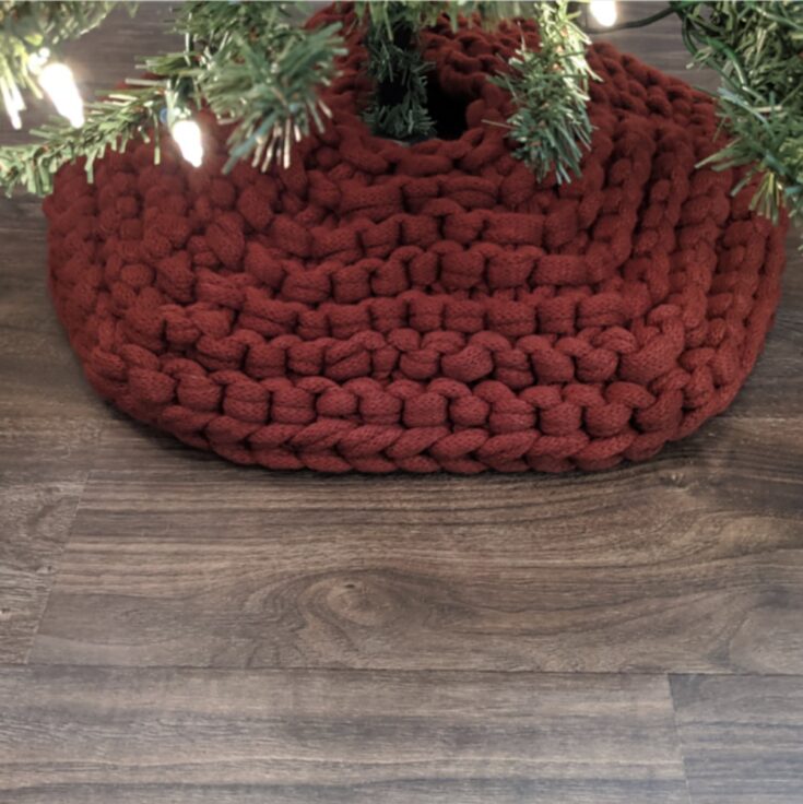 Christmas Tree Skirt by Madeline Nancy