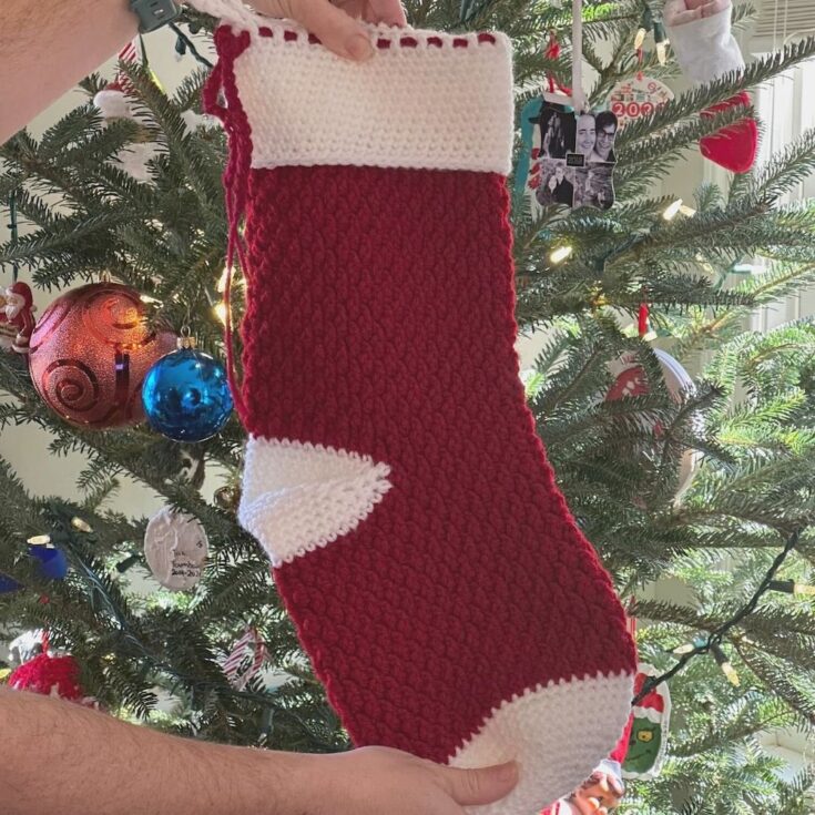 Cozy Alpine Stocking Square - 2