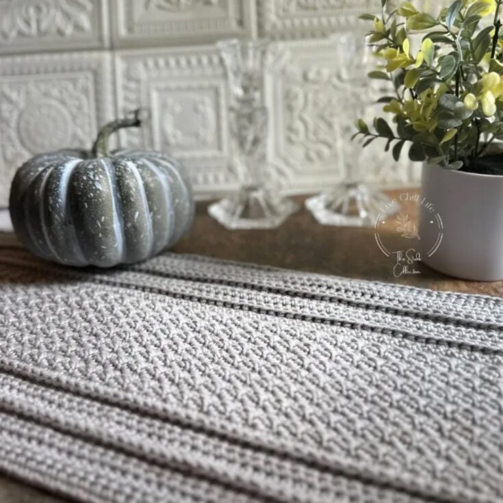 Creating Timeless Elegance: Easy Crochet Table Runner Pattern by Live Chill Life