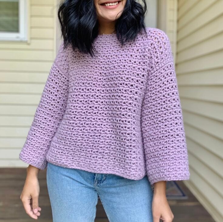 Crochet A Sweater: A Cute, Quick, And Easy Pattern by Knitcro Addict