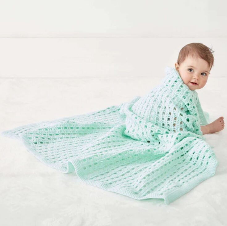 Crochet Baby Blanket by Bernat
