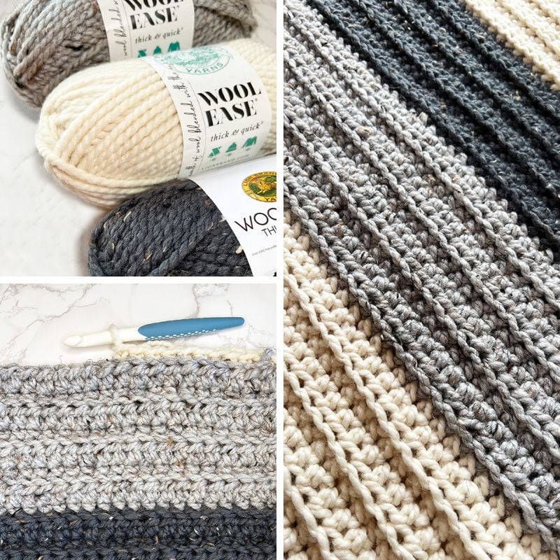 Crochet Blanket Sizes Chart + How Much Yarn You Need