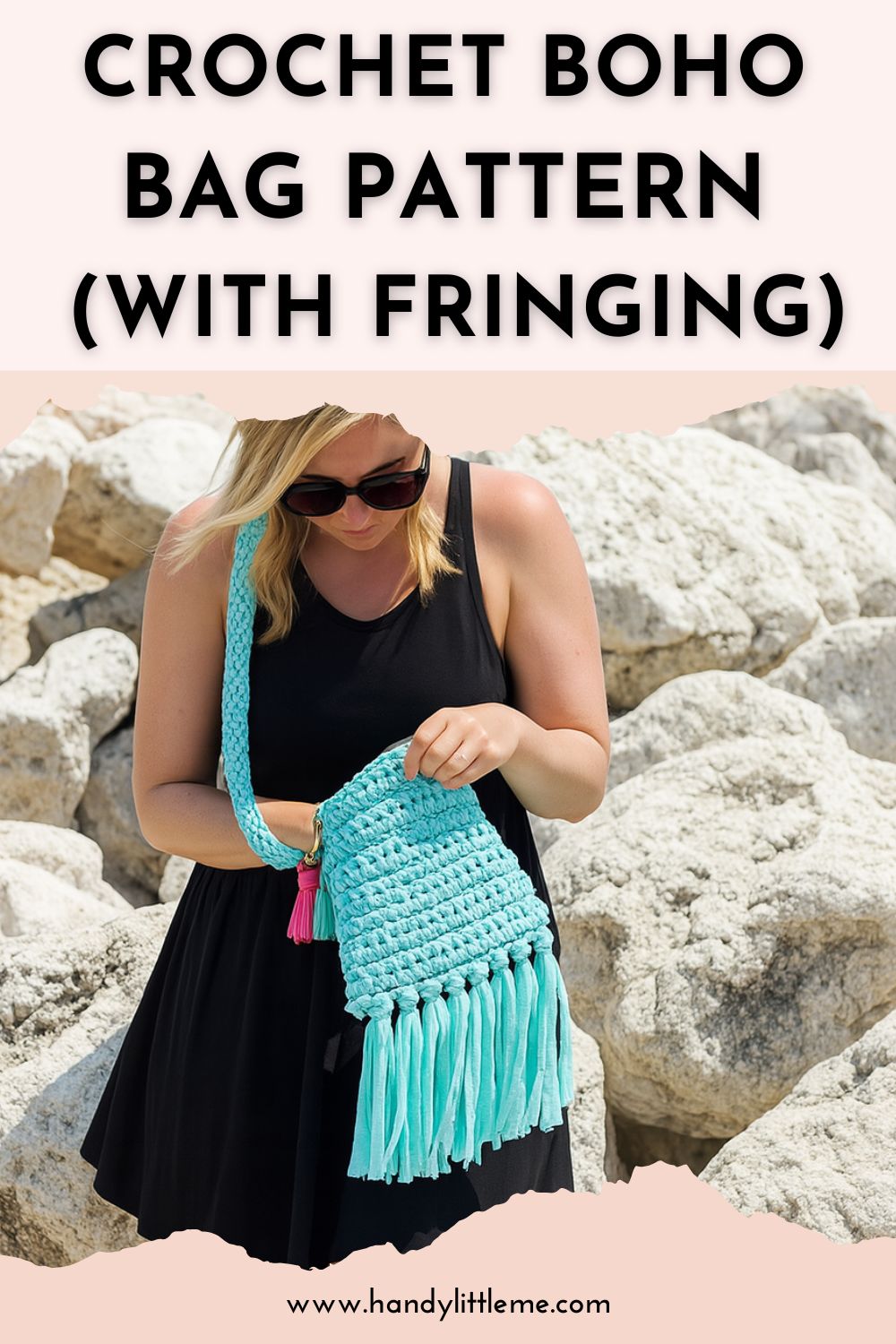 Crochet Boho Bag Pattern With Fringing