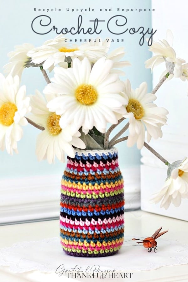 Crochet Cozy For Jars Or Cans by Grateful Prayer Thankful Heart
