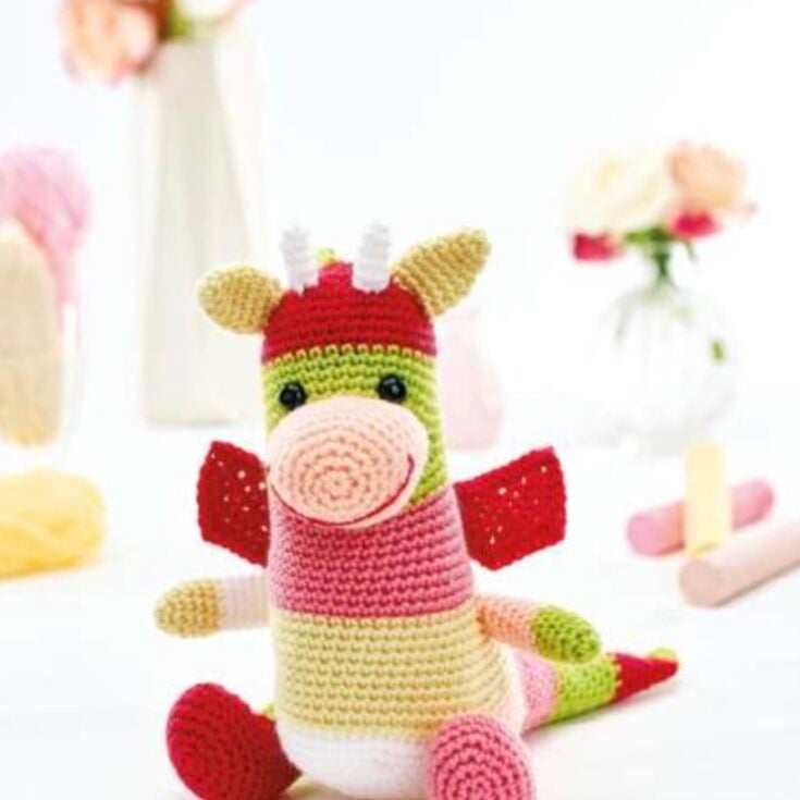 Crochet Dragon Toy by Irene Strange