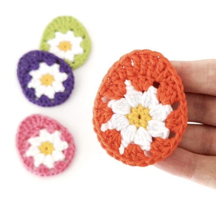 Crochet Easter Garland Pattern by Stitch by Fay